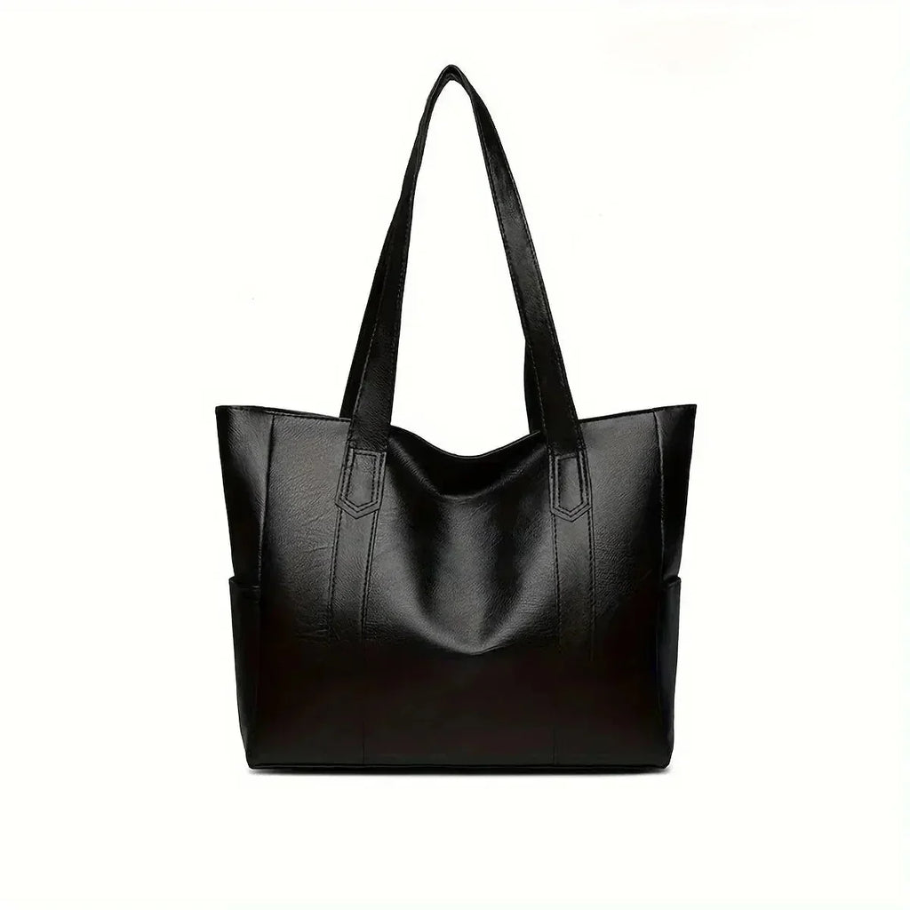 Women’s Genuine Leather Shoulder Bag – Classic Elegant Everyday Style