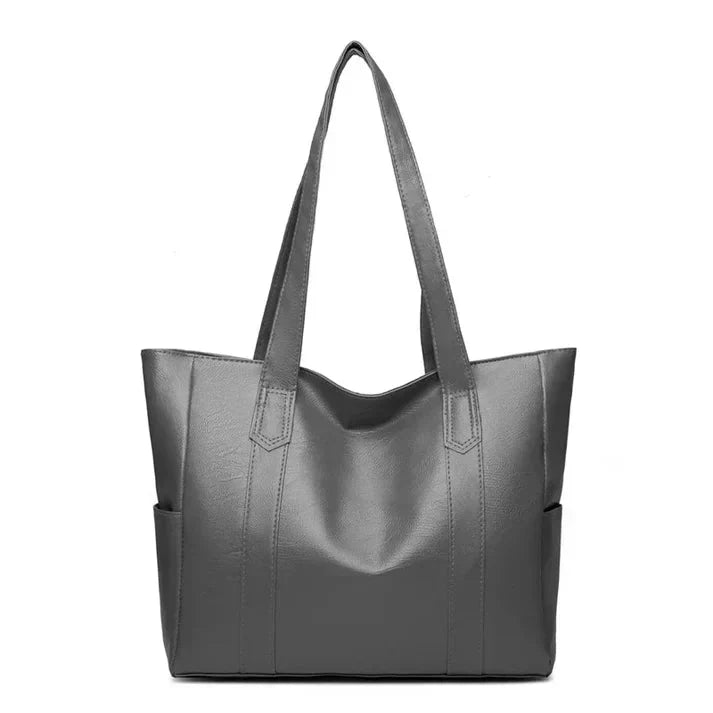 Women’s Genuine Leather Shoulder Bag – Classic Elegant Everyday Style