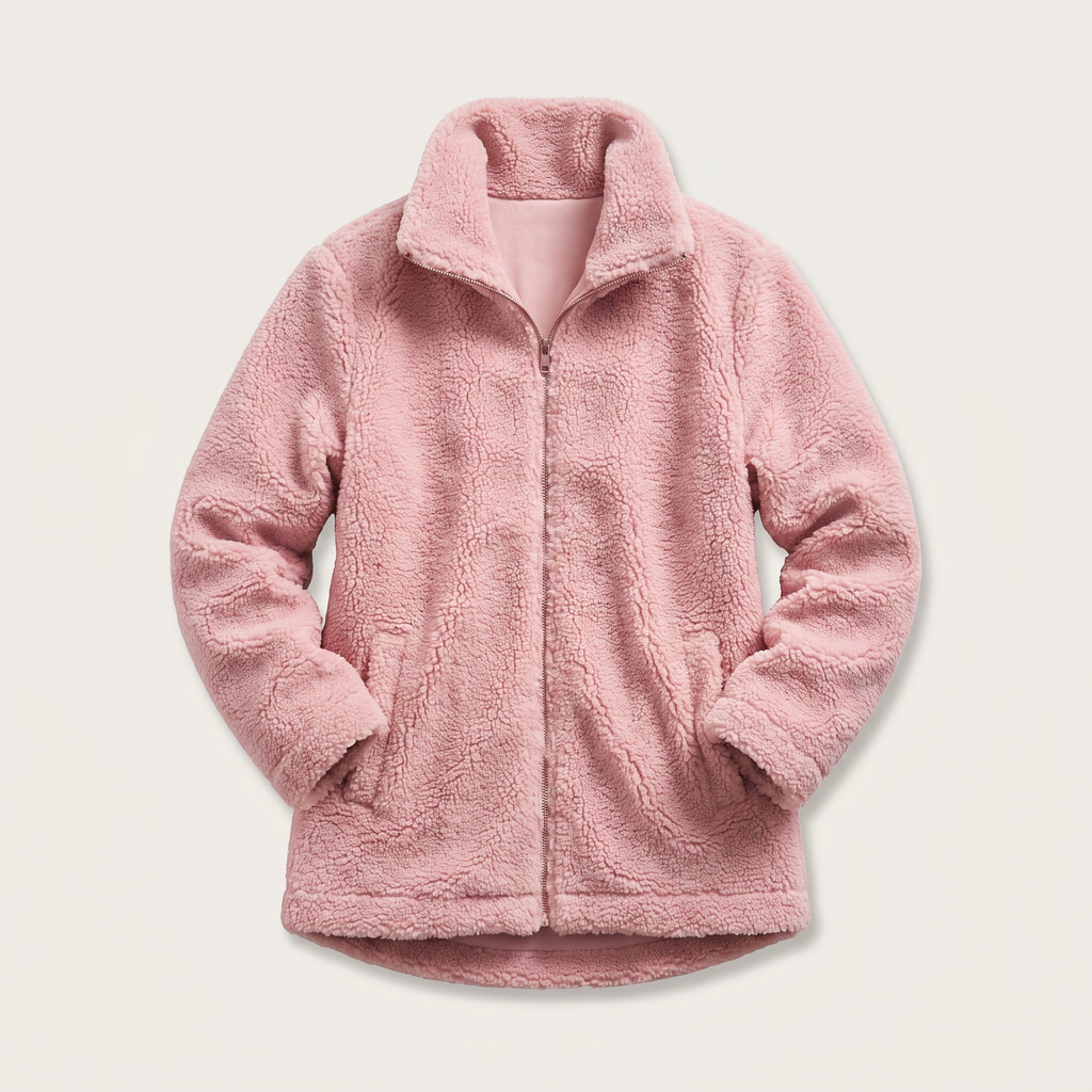 Women’s Lambswool-Look Jacket - Warm and Elegant