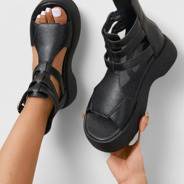 Women's Supportive Sandals - Cushioned Summer Comfort Fit