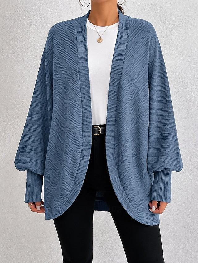 Open-Front Casual Jacket - Warm and Easy