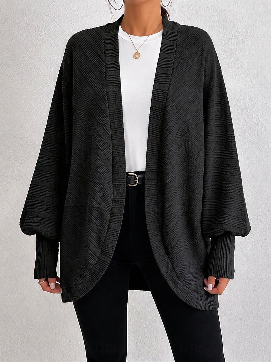 Open-Front Casual Jacket - Warm and Easy