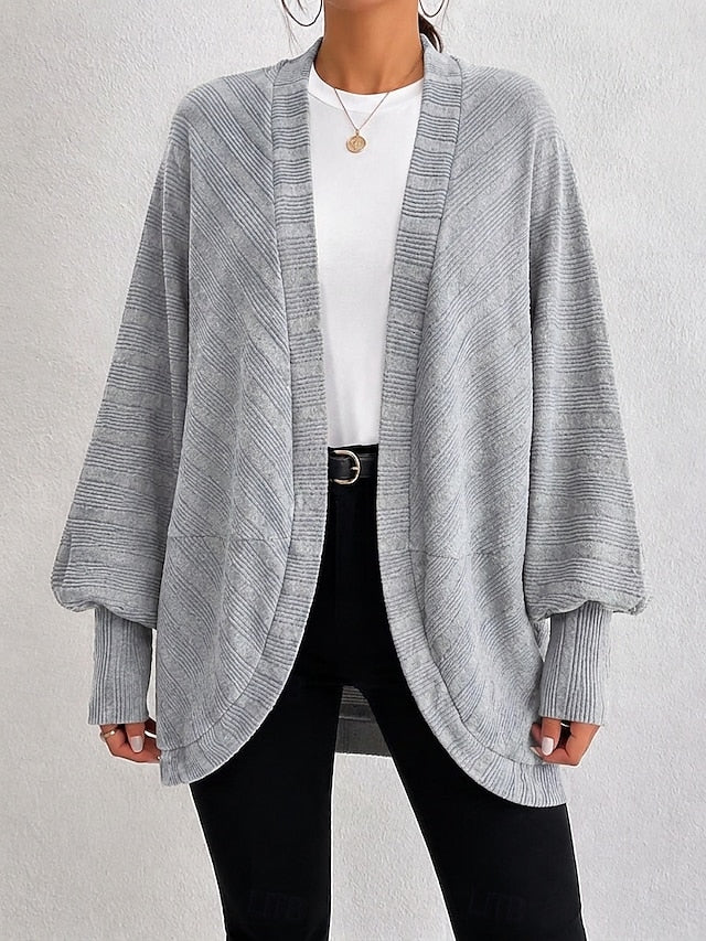 Open-Front Casual Jacket - Warm and Easy