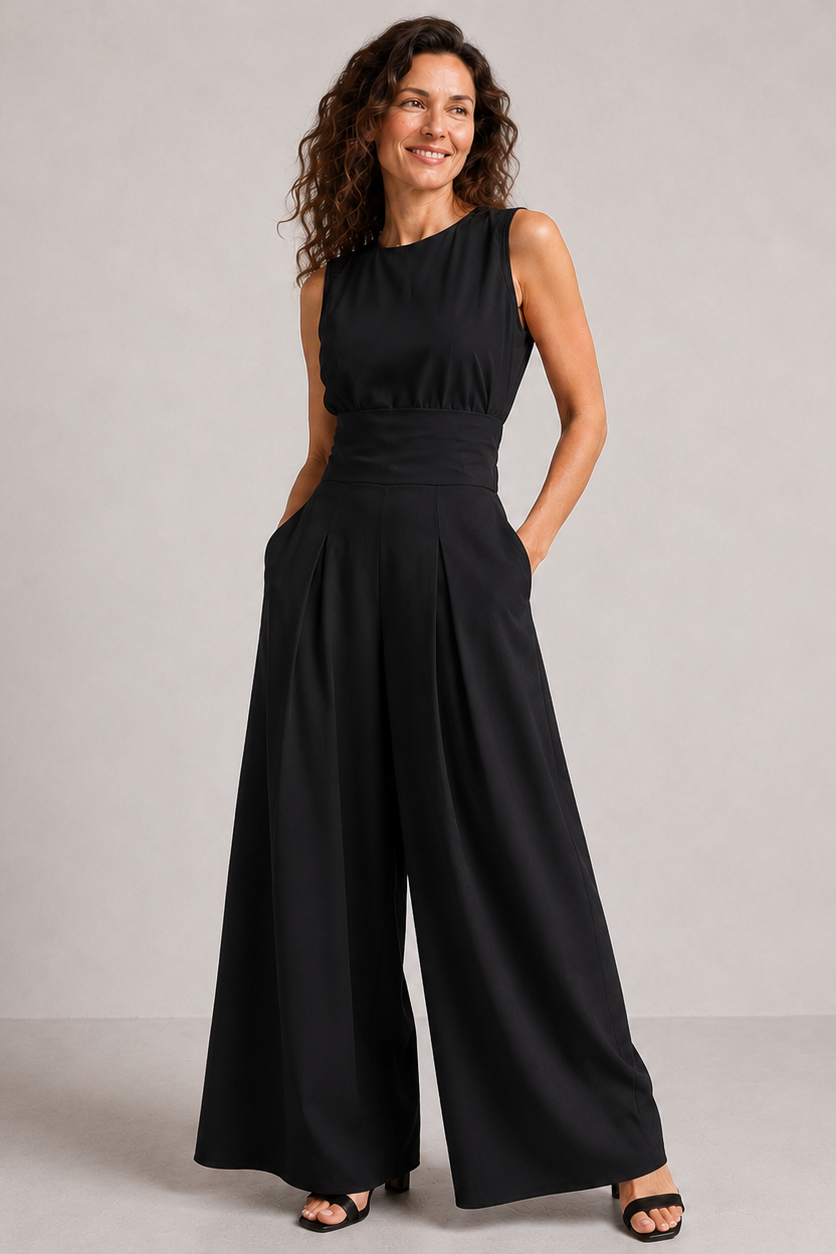Women's Relaxed Wide-Leg Jumpsuit – Effortless Everyday Summer Style